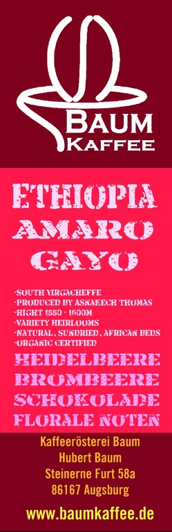 Äthiopien Amaro Gayo natural